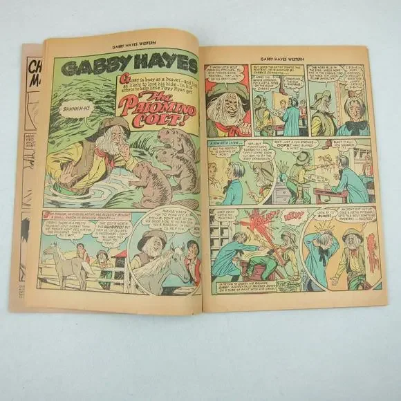 Vintage 1949 Gabby Hayes Western Comic Book #7 June Fawcett Photo Cover - Picture 7 of 12